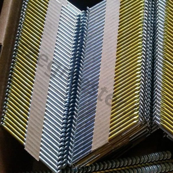 31/90 GYŰRŰS síktáras gépi szeg 34° (2200 db) GALVANIZÁLT