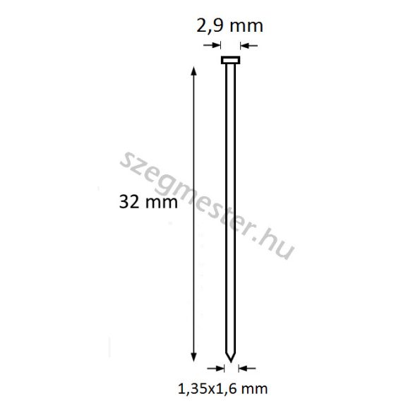 TIP szeg 32mm 20° (2.500db) DeWalt