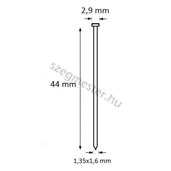 TIP szeg 44mm 20° (2.500db) DeWalt