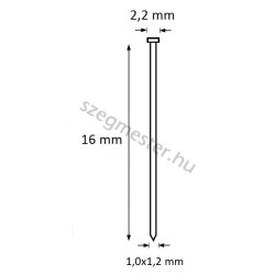 Ti-Pin szeg 16mm (5.000db)