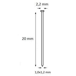 Ti-Pin szeg 20mm (10.000db)