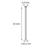 Ti-Pin szeg 25mm (10.000db)