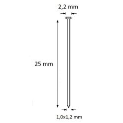 Ti-Pin szeg 25mm (10.000db)