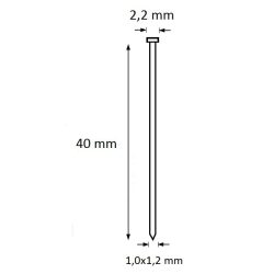 Ti-Pin szeg 40mm (5.000db)