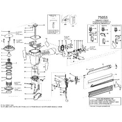 Bostitch 750S5 kapcsozó alkatrészei