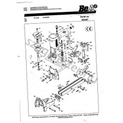 BeA AT-A22 dobozlezáró alkatrészei