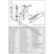 EVERWIN FSN2283BD szegező alkatrészei EVERWIN FSN2283BD szegező alkatrészei