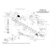 Bostitch IC70-1-E szegező alkatrészei