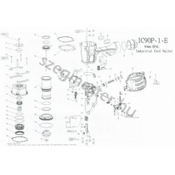 Bostitch IC90P-1-E EPAL szegező alkatrészei