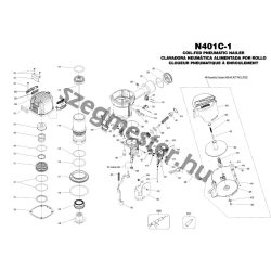 Bostitch N401 EPAL szegező alkatrészei