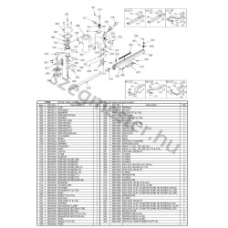 EVERWIN PS50-80-A tűzőgép alkatrészei