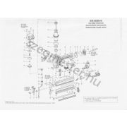 Bostitch SX1838-E kapcsozó alkatrészei