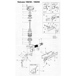Vulcano 100/50 és 100/65 alkatrészei