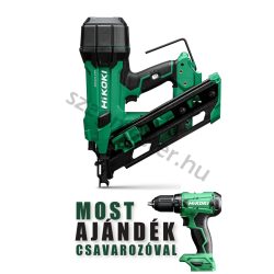   Hikoki NR1890DCAWQZ akkus síktáras szegbelövő (34°) + ajándék csavarbehajtó
