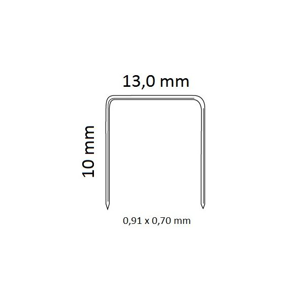 kapocs 8/10 (10.000 db) FEKETE