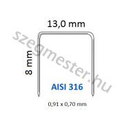 kapocs 8/08 (6.250 db) rozsdamentes kapocs 8/08 (6.250 db) rozsdamentes