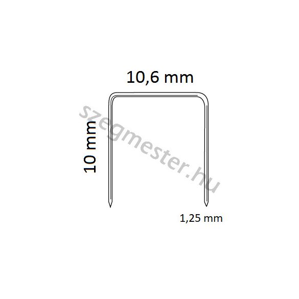 kapocs G/10mm (1) CHILITAC Abraboro