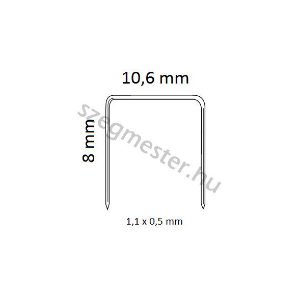 kapocs G/8 (5.000 db) Bostitch