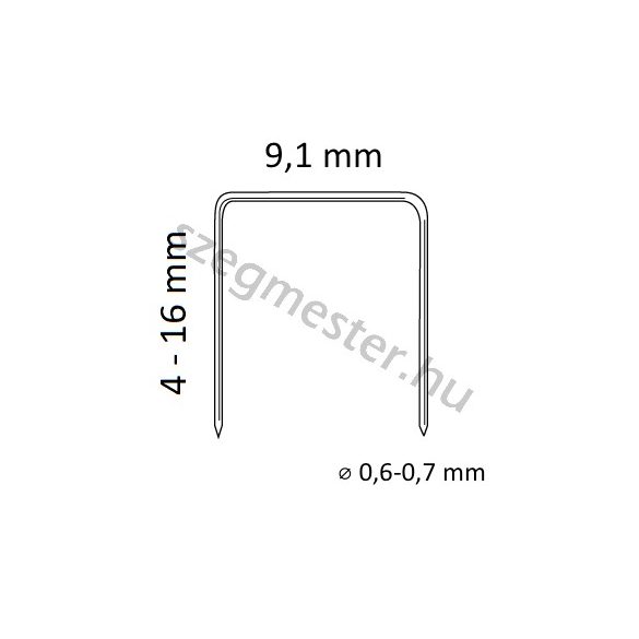 Bostitch 21671B-E kárpitos kapcsozó 