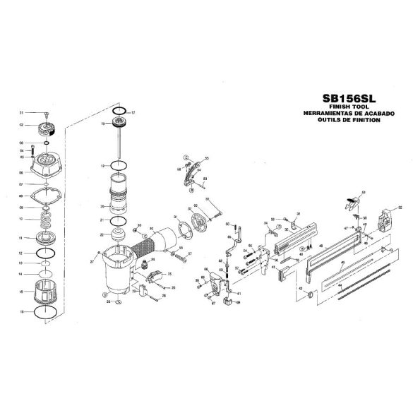 Bostitch SB156SL-1-E kapcsozó