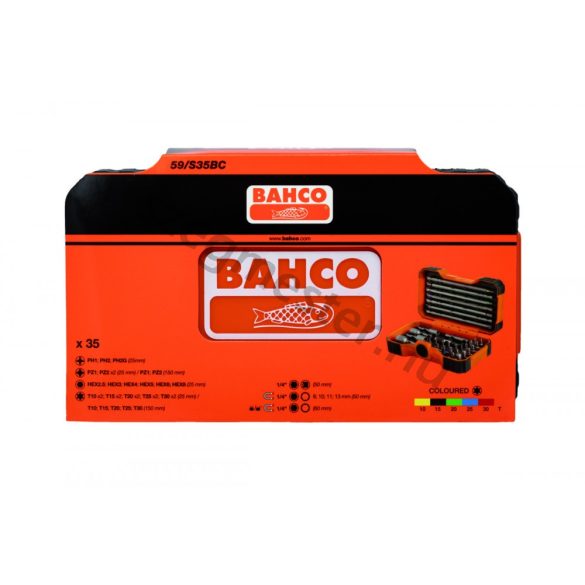 BAHCO bitkészlet 35 részes, színes (59/S35BC)