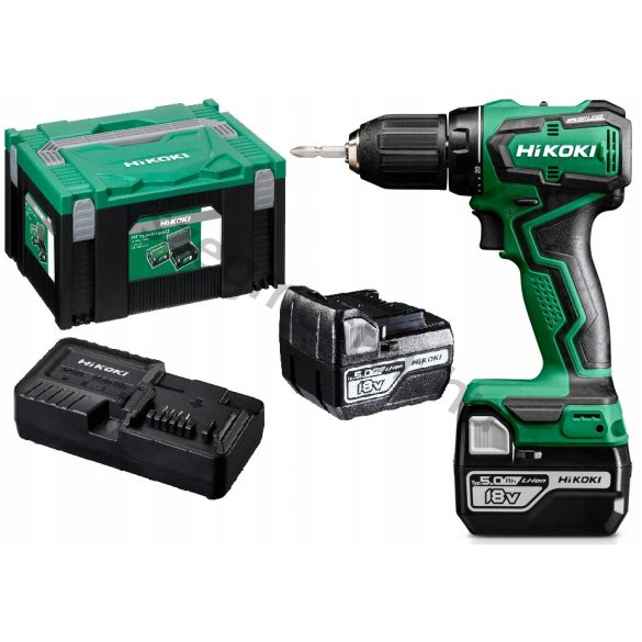 Hikoki DS18DDWPZ akkus fúró-csavarozó 5Ah Hitboxban