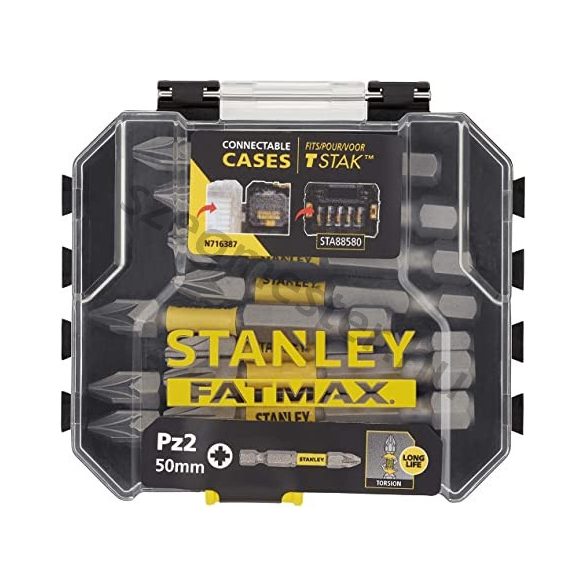 Stanley FatMax BITFEJ PZ2 TORZIÓS 50MM (10 DB) STA88572-XJ