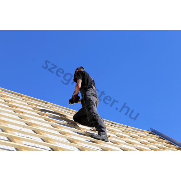 Duplamenetes szigetelés rögzítő csavar 8x450mm Hengeresfejű