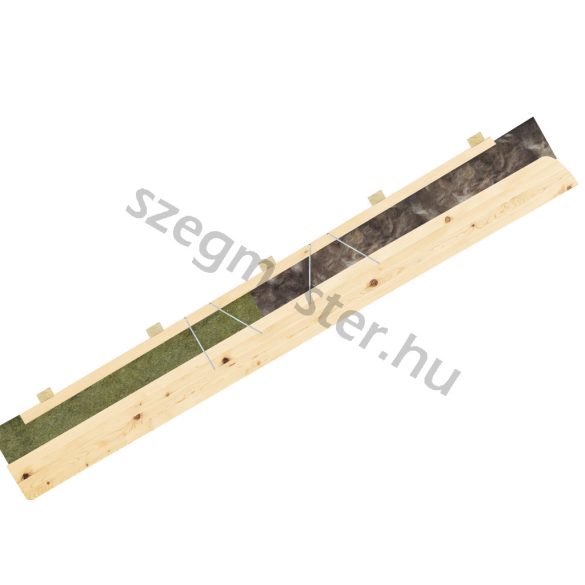 Duplamenetes szigetelés rögzítő csavar 8x450mm Hengeresfejű