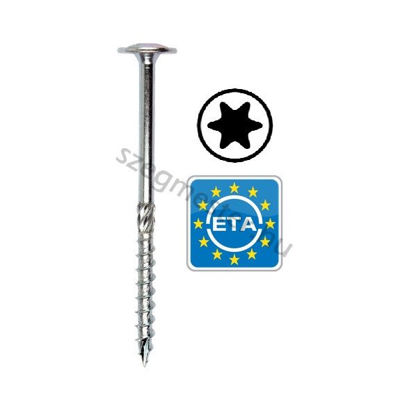 Faszerkezet építő csavar 10x360mm laposfejű ETA TX40 