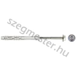   Keretrögzítő dübel hatlap/TX fejű peremes csavarral 10x300mm
