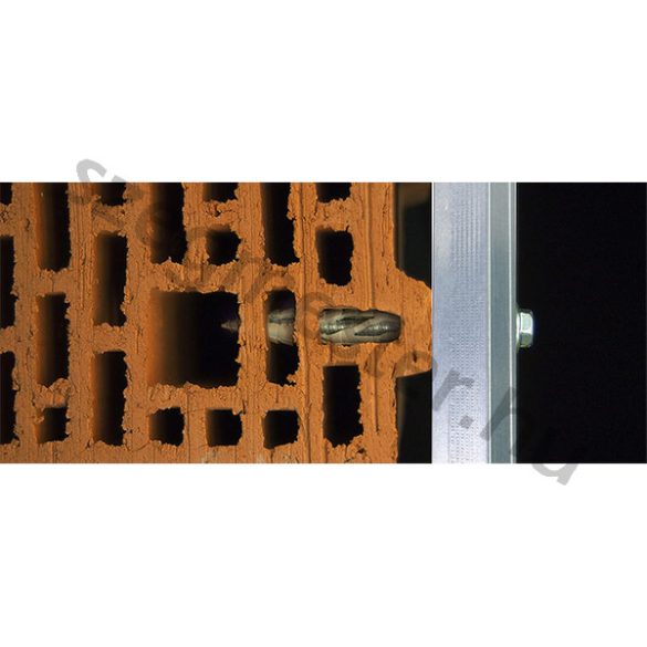 Keretrögzítő dübel hatlap/TX fejű peremes csavarral 12x120mm