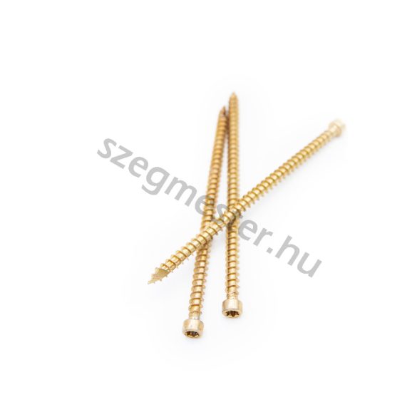 Végigmenetes szerkezet építő csavar 8x200mm hengeresfejű TX40