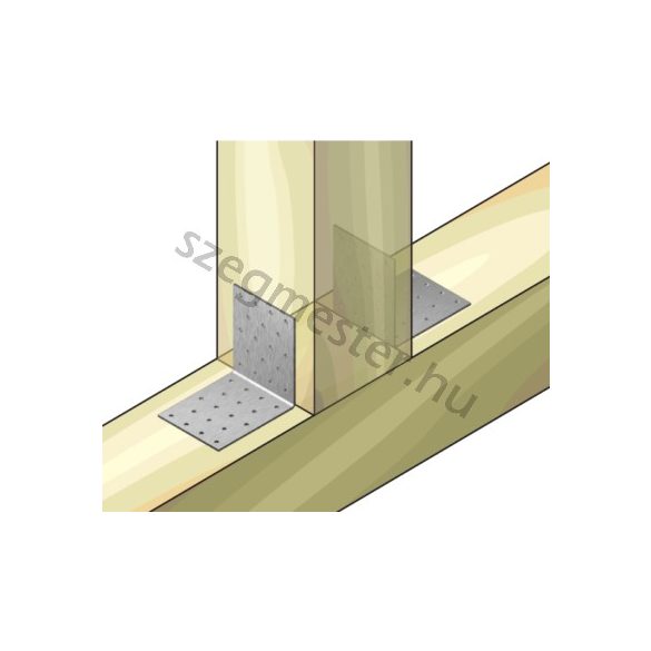 Sarokvas 100x100x80x2,0