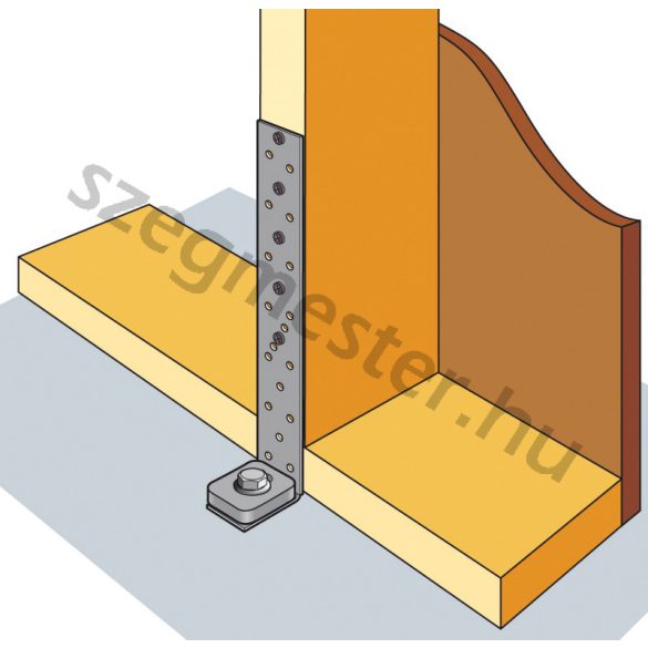Alátét horgony vasalathoz 50x50x8,0 (US50/50/8G-B)