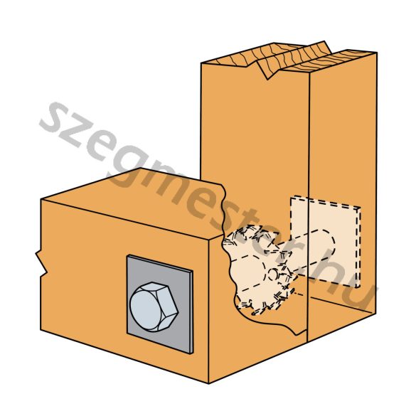 Bulldog tárcsa 75x26mm (C1-75-B) 