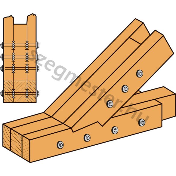 Bulldog tárcsa 95x33mm (C1-95G-B)