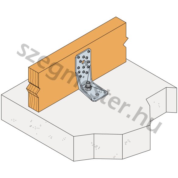 Horgony vasalat erősített 95x85x65x3,0mm (AKR95X3L)
