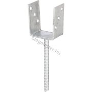 Oszloptartó kehely, betonozható 140mm