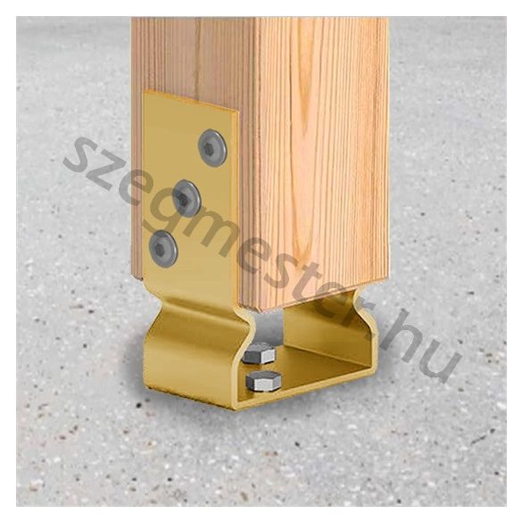 Rogyasztott dübelezhető oszloptartó talp 150mm