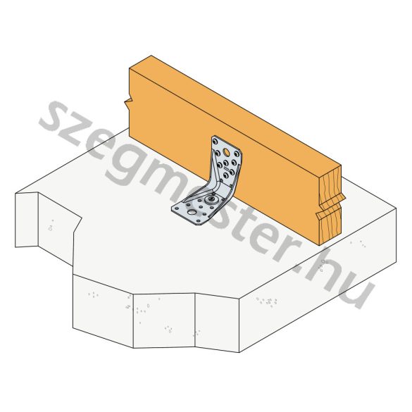 Sarokvas duplán erősített 103x103x90x2,0 (ABR100)