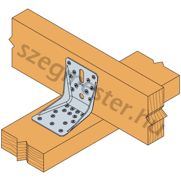 Sarokvas duplán erősített 103x103x90x2,0 (ABR100)