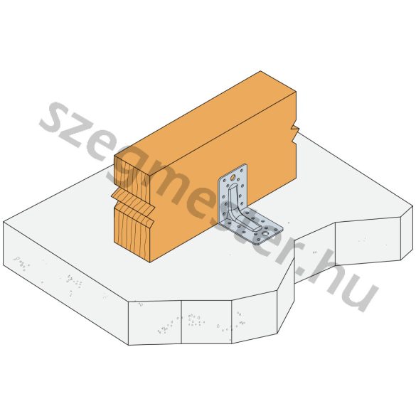 Sarokvas erősített 105x105x90x3,0 (ABR105)