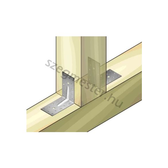 Sarokvas erősített 140x140x90x3,0