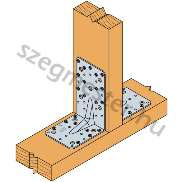 Sarokvas erősített 170x113x95x3,0 (E20/3)