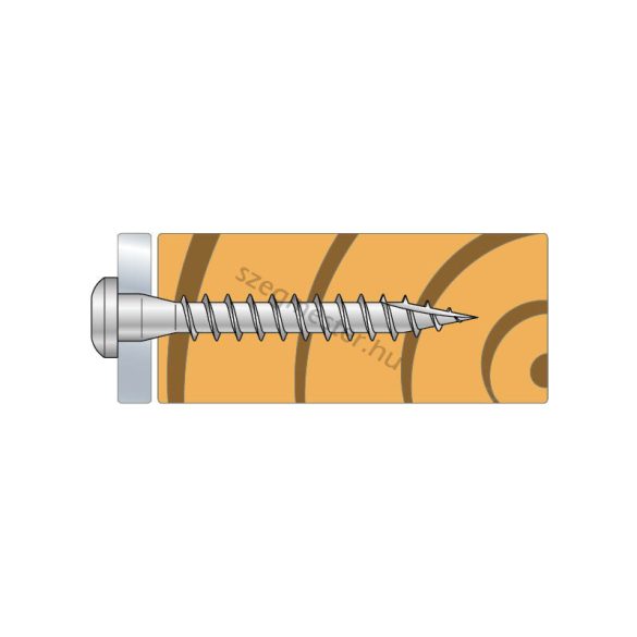 Vasalat rögzítő csavar 5,0 x 40mm TX20 (CSA)